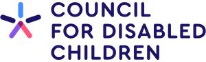 Logo of the Council For Disabled Children, representing advocacy and support for children with disabilities.